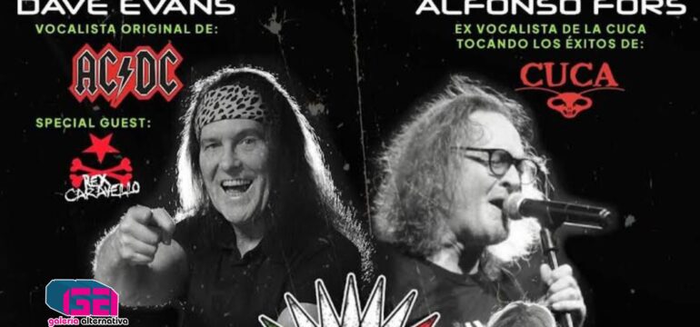 DAVE EVANS (EX AC/DC), TIJUANA NO, ALFONSO FORS Y MUCHOS MÁS SE PRESENTAN EN EL FRONTÓN BUCARELI